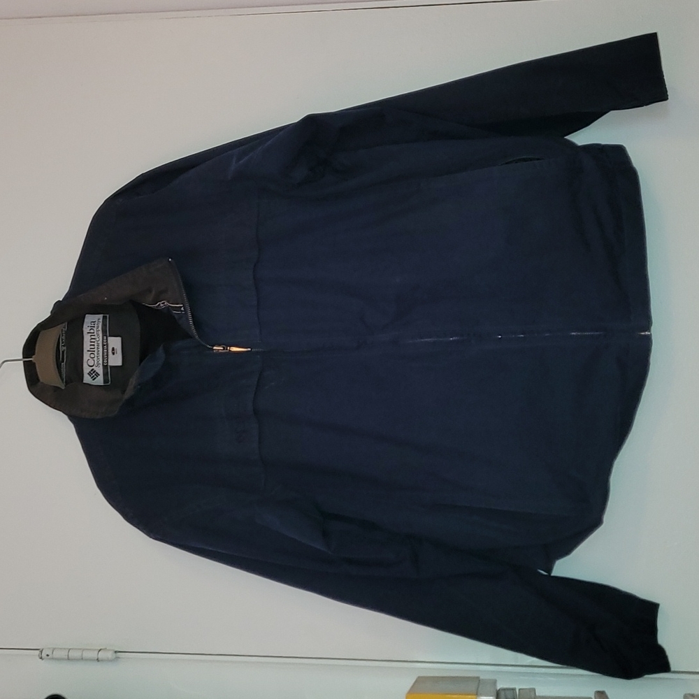 Mens Columbia jacket L Navy Blue